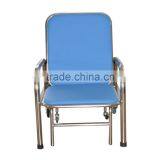 Steel Fold Out Medical Care Bed Chair With Wheels thumbnail-4