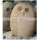 Natural Stone Owl Garden Statue
