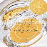 400 ml 24K Gold Leaf Inside Dish Glass Cup Crystal Fruit Bowl thumbnail-5