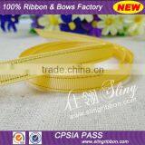 2015 Wholesale 10mm Satin Ribbon With Silver Golden Border thumbnail-5
