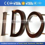 Back Lighted Metal Stainless Steel 3d Alphabet Mirror Letters
