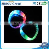 Custom Flashing Silicone Sound Activated LED Bracelet