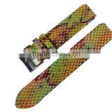 Luxury Genuine Exotic Leather Real Snakeskin Watch Band Strap Manufacturer