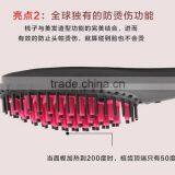 Pro Automatic LCD Display Temperature Control Paddle Brush Hair Straightener thumbnail-4