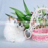 Plush Stuffed Real Looking Toy Animal Cats, Plush Toy White Cat Animated thumbnail-5