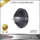 60W Jeep Wrangler Offroad Rubicon Motorcycle Round 7 Inch LED Headlight Jeep CJ TJ YJ WJ XJ MJ Headlamp thumbnail-3
