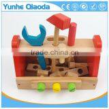 Take-Along Tool Kit Wooden Construction Toy (24 Pcs)wooden Toolbox Play Set thumbnail-3