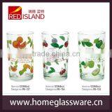 8oz Decal Fruit Juice Glass Cups thumbnail-1
