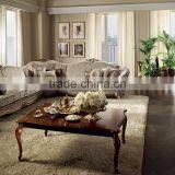 2016 NEW DESIGN Italian Style Hand Made Upholstery Corner Sofa Set With Coffee Table And TV Cabinet(MOQ=1 SET) thumbnail-1