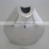 Beautiful Handmade Mirror Finish Polished Recycled Aluminum Vase thumbnail-1