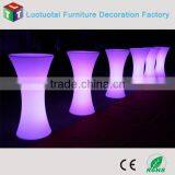 High Led Round Cocktail Table for Outdoor Used thumbnail-4