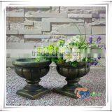 Polyreisn Classical Urn Table Top Flower Planter thumbnail-6