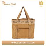 Eco Kraft Paper Tote Bag,Luxury Washable Kraft Paper Shopping Bag
