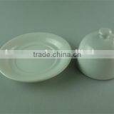 Stock Cheap White Dinnerware Type Butter Dish With Cover thumbnail-2