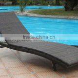 Alu. Frame Sunbed / PE Rattan Sun Lounger