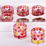 Replacement Glass Candle Holder With Handdrawing thumbnail-1