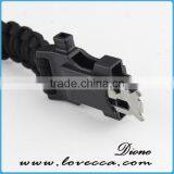 Fashion Survival Kit Paracord Bracelet With Flint Fire Starter Compass thumbnail-4