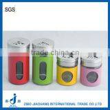 Colored Glass Stainless Steel Coating Cruet/seasoning Pot thumbnail-1