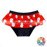 Girls 3Pcs Swimsuit Cute Bow-Knot Top And Polka Dots Hat Bikini Swimwear thumbnail-6