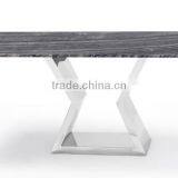 FF-071 Factory Price Stainless Steel Dining Table Base Metal Furniture Legs thumbnail-3