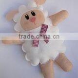 Express Hot Sale High Quality New Products Wholesale Eco Handmade Felt Soft Toy Goat Made in China thumbnail-1