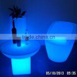 Hot Sale Plastic Comfortable Lersure Led Light Chair / Colorfull Portable Glowing Led Chair thumbnail-2