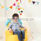 Soft Fur Kid's Sitting Coner Beanbag,funny Bean Bag Sofa,round Pink Pot Round Bean Bag thumbnail-4