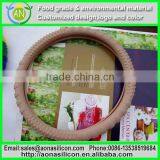 Colorful Eco-friendly Skidproof Silicone Steering Wheel Cover for Car thumbnail-1