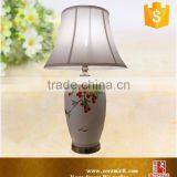 Flower Painted White Besides Table Lamps thumbnail-3