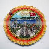 Wholesale Custom 3D Ceramics Sunflower Souvenir Plate for Sale thumbnail-2