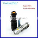 UniqueFire SK68 Aluminum Body Camp Lamp Flashlight Lantern With 3w LED Zoom Adjustable