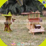 2017 New Products Indoor Children Toys Wooden Treehouse Dollhouse W03B059 thumbnail-3