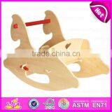 2016 Brand New Wood Rocking Horse, Lovely Wooden Rocking Horse, Kids' Rocking Horse W16D082B thumbnail-5