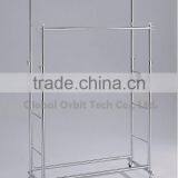 Heavy Duty Mobile Folding Metal Commercial Garment Rack thumbnail-5