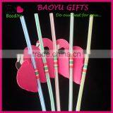 China Supplied Party Decoration Tissue Paper Flamingo Plastic Drinking Straw Flexible thumbnail-3