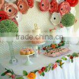 Factory Outlet Artificial Flower Cloth Flower Wall for Wedding Decoration thumbnail-6
