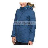 Hot Long Hooded Padded Women Winter Down Jacket thumbnail-3