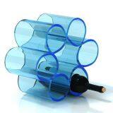 Latest Design Customized Size Bar Wine Rack Display Plexiglass Wine Bottle Holder Wine Rack thumbnail-2