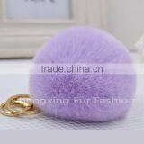 CX-R-23 Genuine Rabbit Fur & Faux Fur Keychain/ Key Ring thumbnail-4