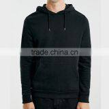 Bulk Black Plain Custom Classic Style Muscle Fit Hoodies for Men