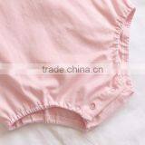 Vintage Plain Newborn Baby Romper Infant Cotton Bodysuit Press Studs Design Picture thumbnail-3