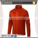 Comfortable Zipper Collar Moisture Man Sports T-shirt thumbnail-3