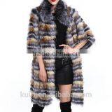 PC-257 Brand Elegant Style Women Winter Coat Real Fox Fur Coat thumbnail-5