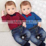 S17549A Fashion Gentleman Boy Suits Summer Hot Style Boys Clothes Set thumbnail-1