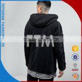 Mens Hoodie Short Sleeved T-shirt Short Sleeve T Shirt Young Male Black Student Sweater thumbnail-4