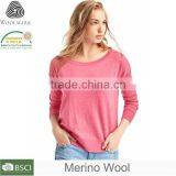 Women Sweater Wholesale Cotton V-neck Sweater thumbnail-5