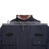 Juqian HighClass New Design Best Black Color Thick Winter Military Security Guard Uniform For Sale thumbnail-4