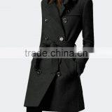 Classic Woolen Long Coat Jacket Women Winter OEM Service Supply Type thumbnail-1