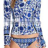 2014 Young Ladied Printed Rash Swimwear