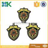 Golden Crown Patch Iron-On Embroidered Head Fabric Elegant Applique thumbnail-1